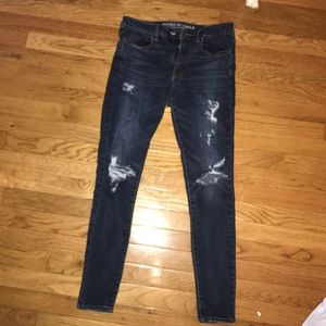American Eagle high waisted skinny jeans